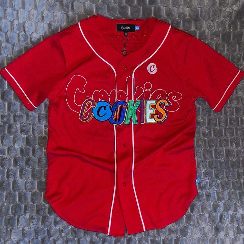 Red Cookies Baseball Jersey